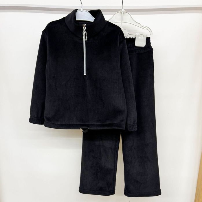 Дитячий костюм велюр рубчик