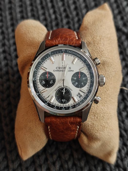 Cronos Chronograph 38.5mm 100m szafir