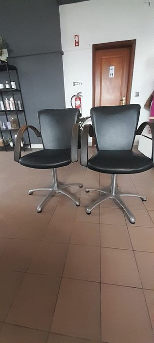 Cadeiras hidráulicas de cabeleireiro