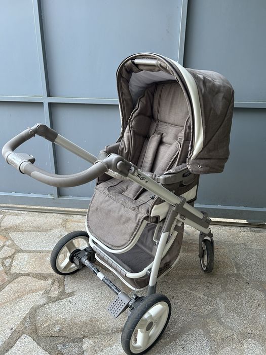 Carrinho de bebe trio bebecar com isofix para carro + acessórios