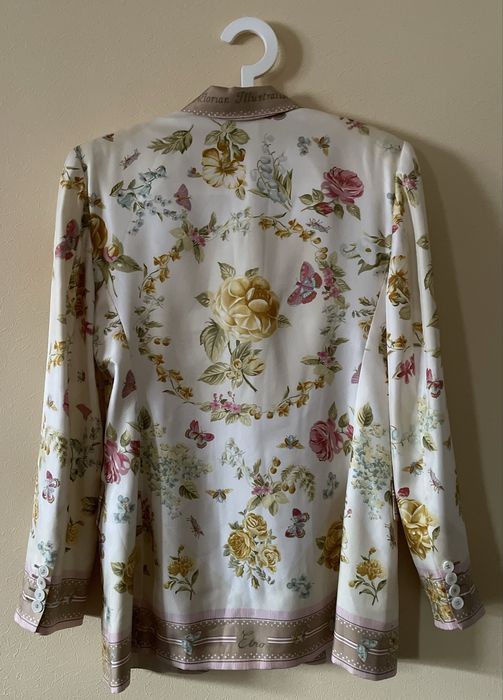 Вінтажний шовковий піджак etro