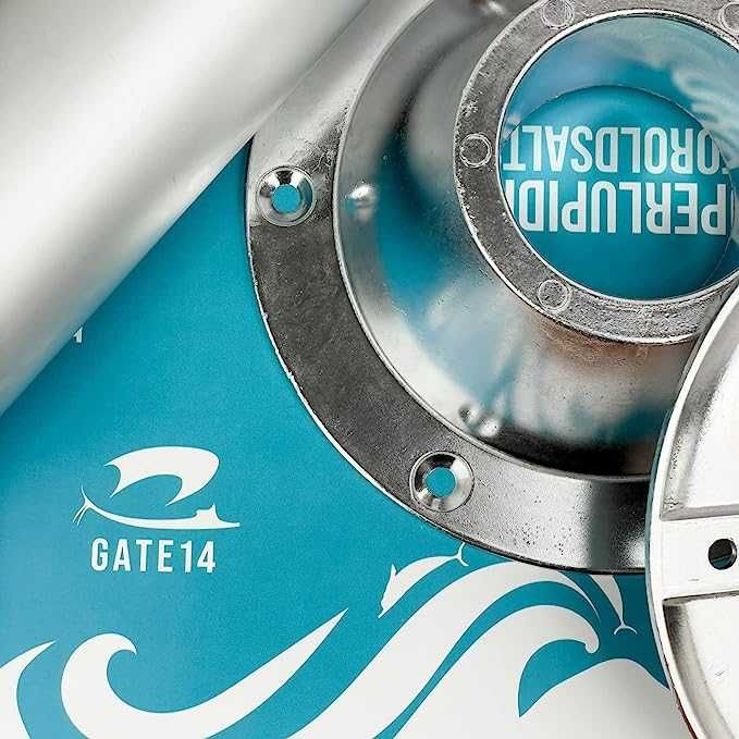 Kit Pé de mesa em aço cromado Carbest (Autocaravana / Campervan)