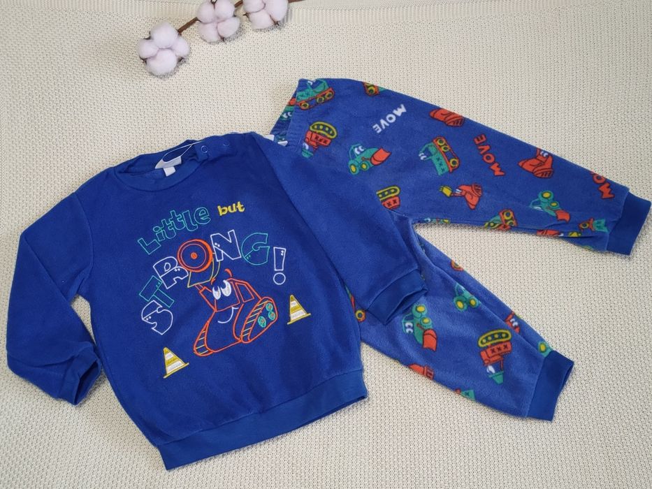 Теплі байкові костюми, комплекти,піжами для хлопчиків Bing та Disney baby на 80,86,92,98