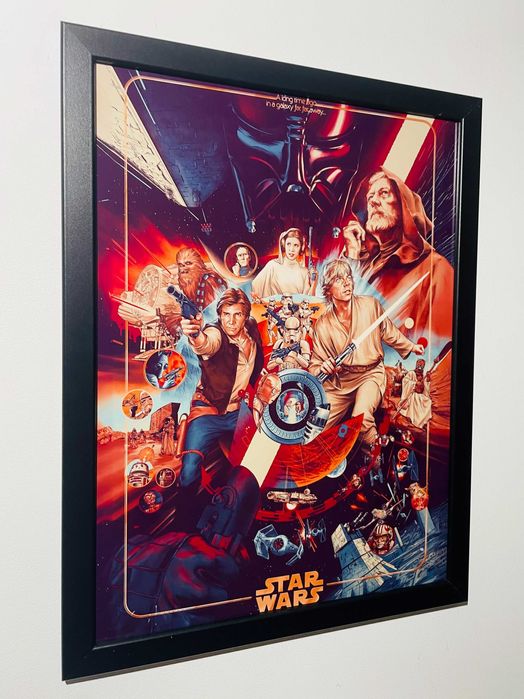 Plakat w ramce Star Wars