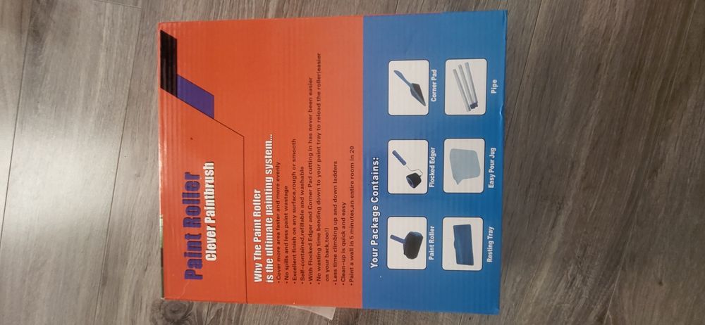 Wałek do malowania niekapiący zestaw malarskich 4w1