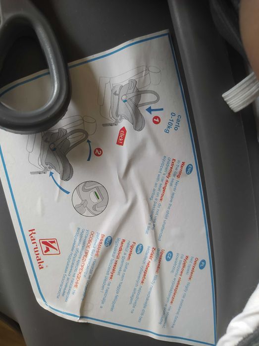Nosidełko  fotelik do samochodu 0-10kg isofix