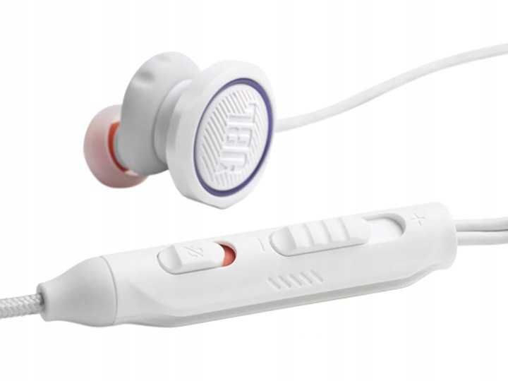 Nowe Słuchawki Przewodowe JBL Quantum 50 – Biało-Szare