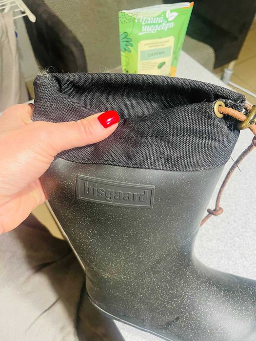 Резиновые сапоги на меху Bisgaard 35размер детские