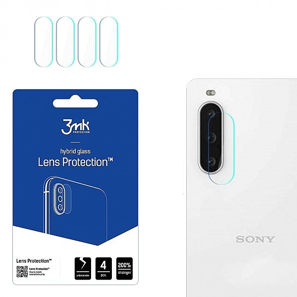 Szkło hybrydowe 3MK do Sony Xperia 10 V 4 szt.