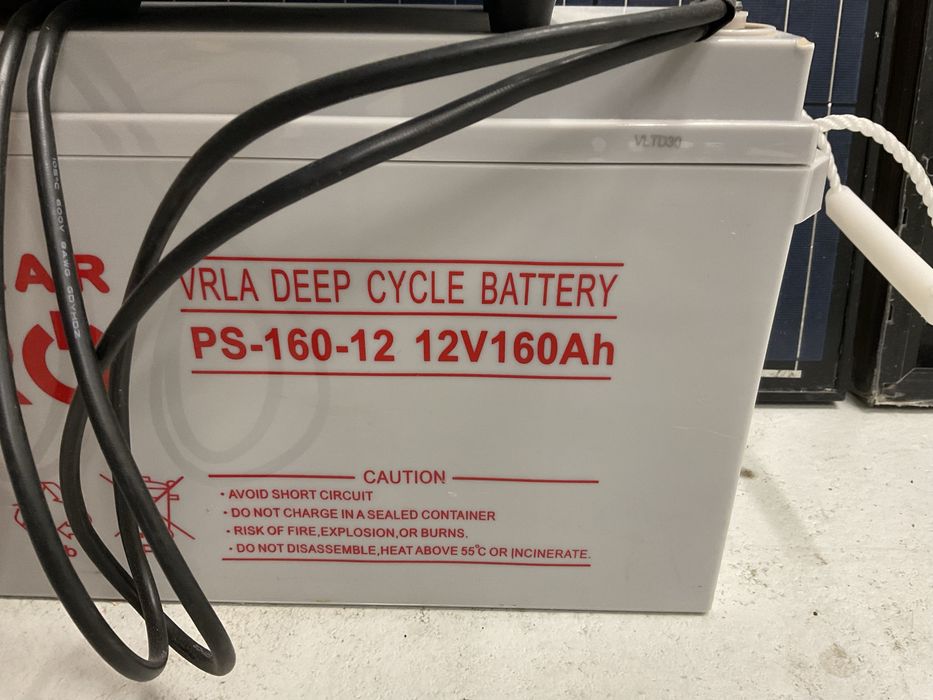 Solar inverter wraz z dwoma panelami