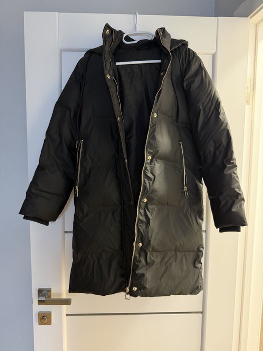 Пуховик с капюшоном zara