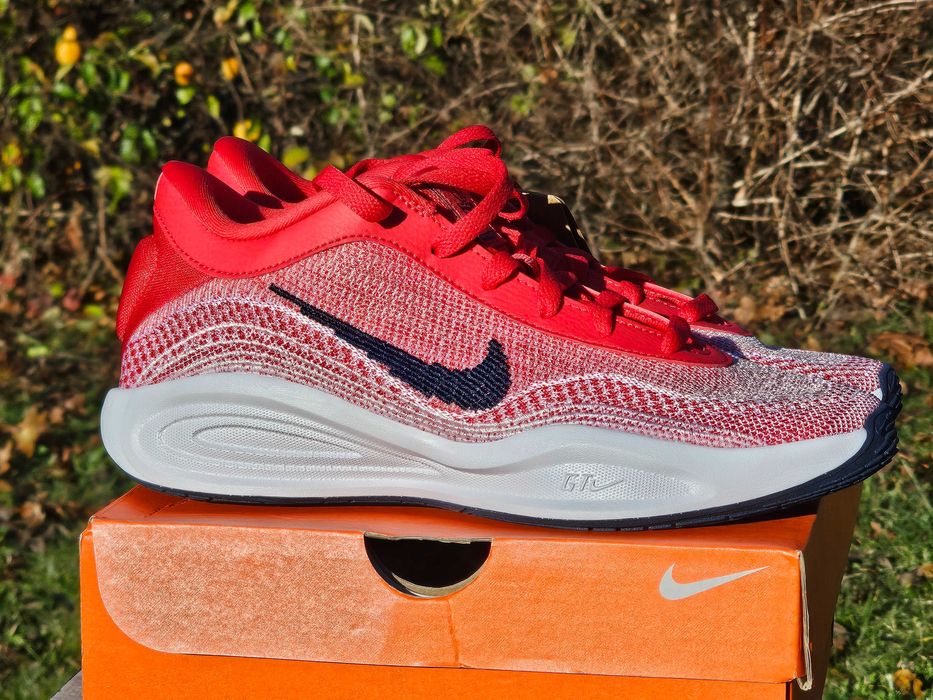 Męskie buty do koszykówki Nike G.T. Hustle Academy, nowe, czerwone.