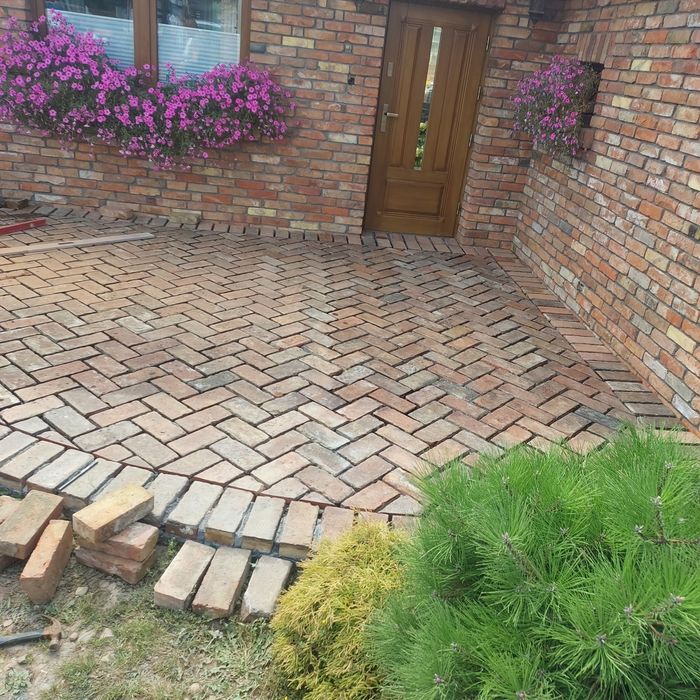 Płytki z cegły podłogowe, p0dstawa cegly