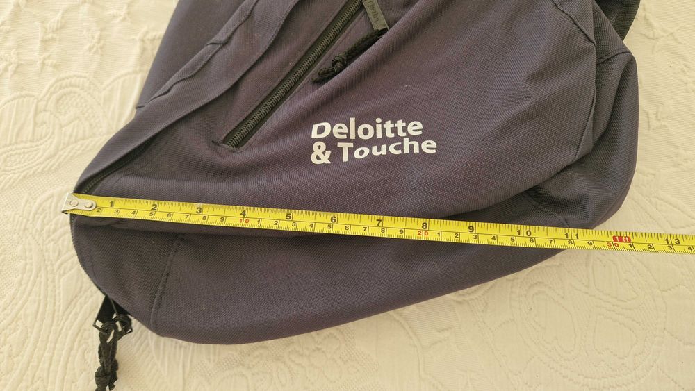 Mochila Deloitte & Touche, azul escura