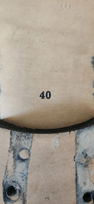 Botas usadas hóquei em patins