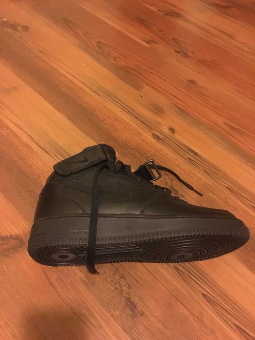 Nike Air Force 1 czarne nowe 44