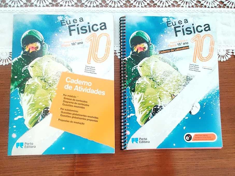 Pack Cadernos Física 10.º Ano (Usados) - Eu e a Física - Porto Editora