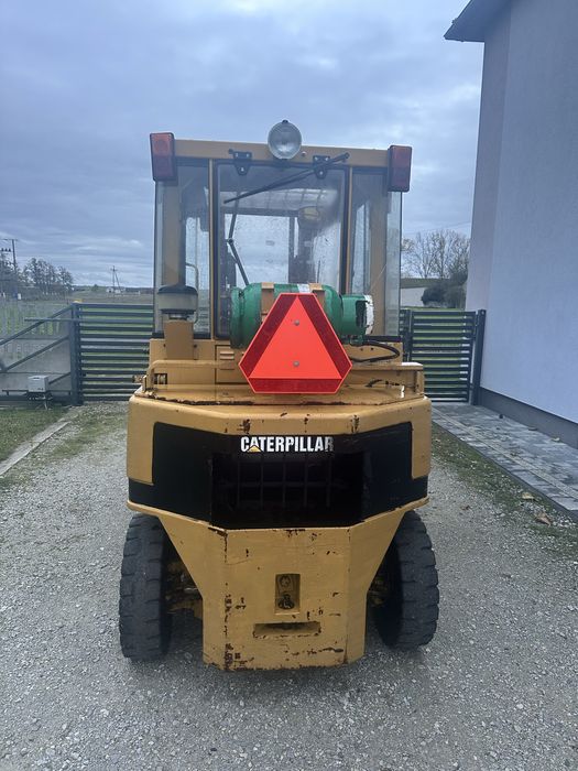 Wózek widłowy CAT 4t 4,2m lpg automat triplex przesuw wolny skok orgin