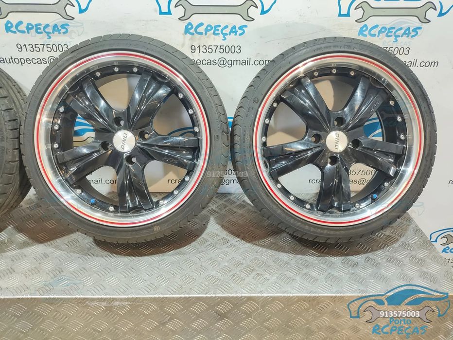 Jantes 17" HRS 4x100 - 7J | ET40 - 195 40 17 | Mini | Cooper | Aba |