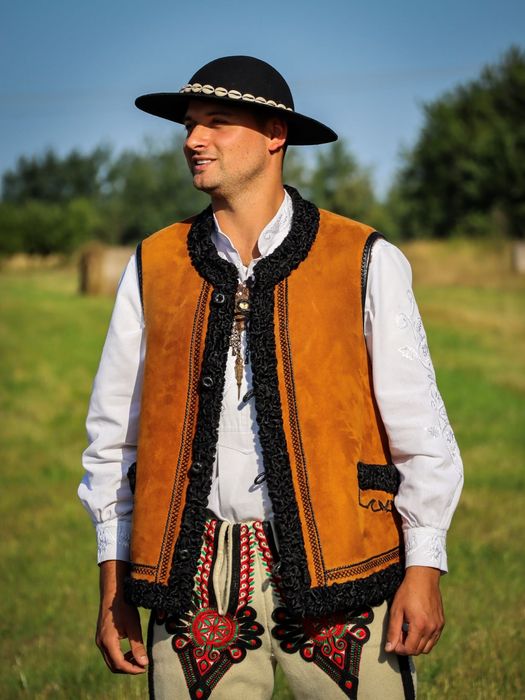 Serdak męski kamizelka góralska