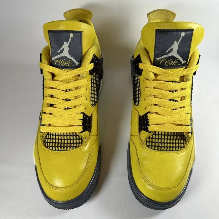 Nike Air Jordan 4 Retro Lightning Tour Yellow | найк джордан