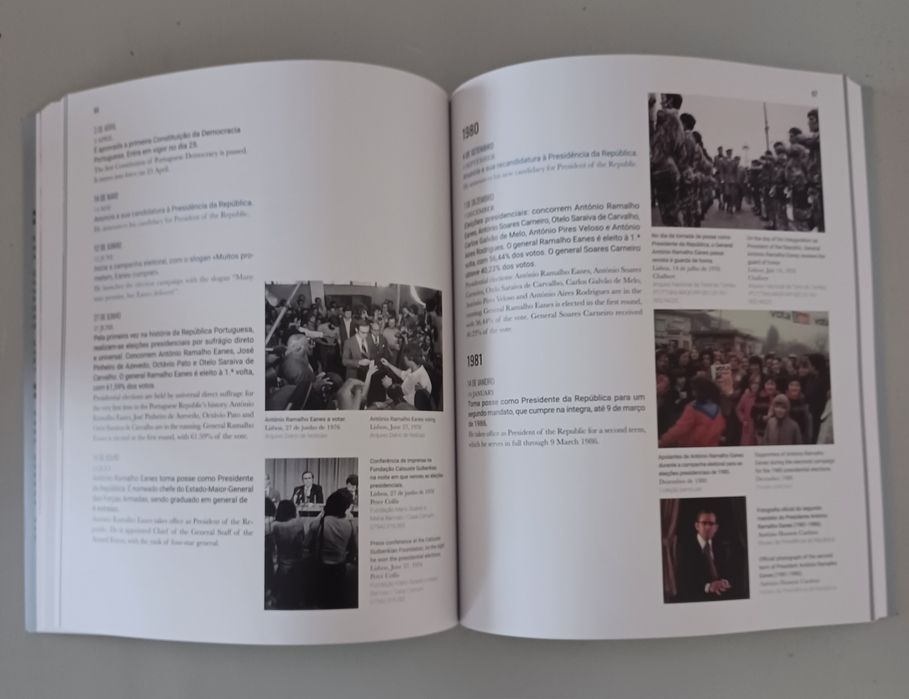 Livro "Eanes", catálogo Museu da Presidência da República