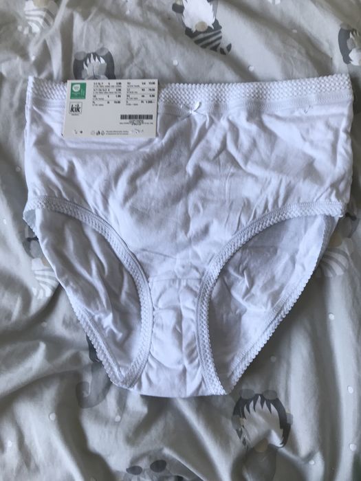 Majtki Janina xl nowe białe 2 szt