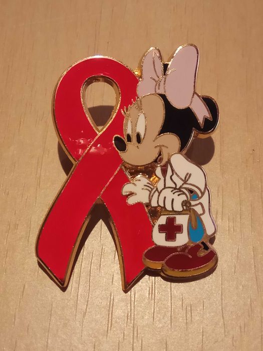 7 Pins da Disney Laços de Apoio ao Cancro
