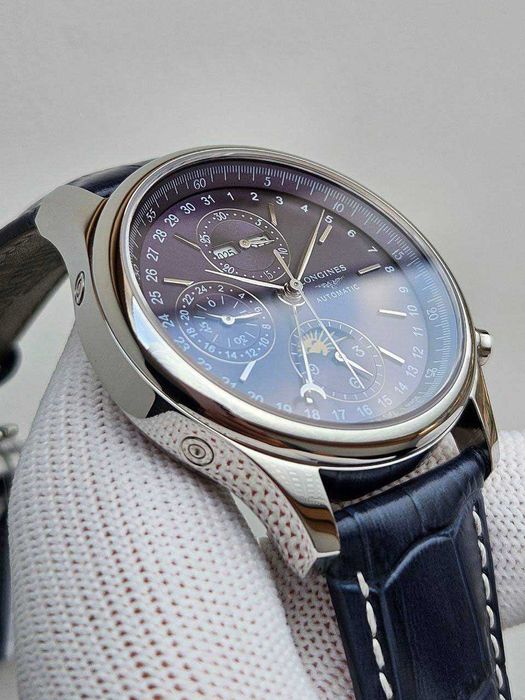 Швейцарські годинники Longines Master Collection Silver Blue
