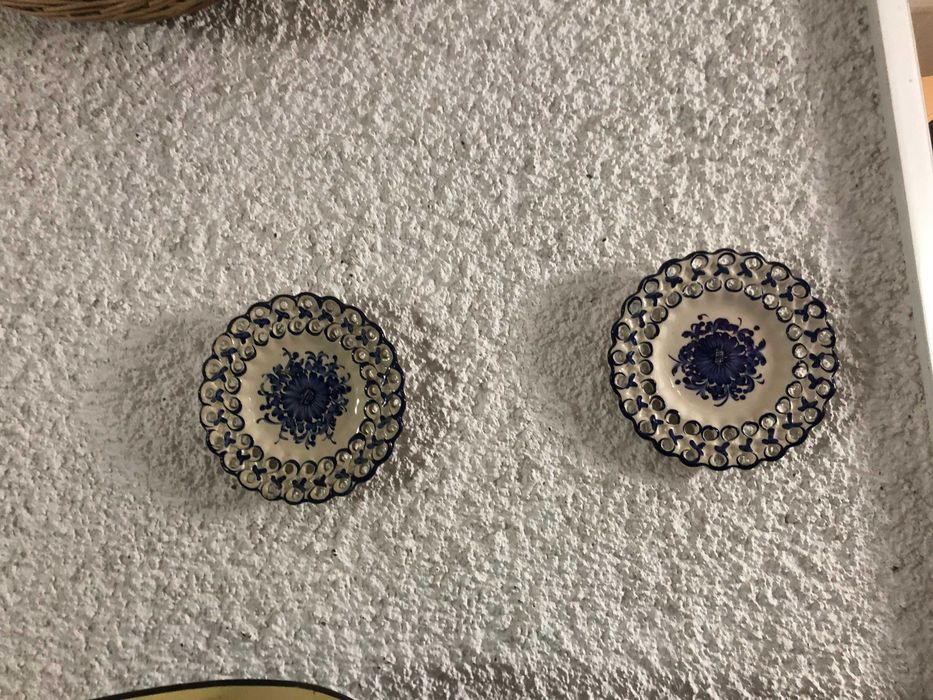 Conjunto de pratos decorativos