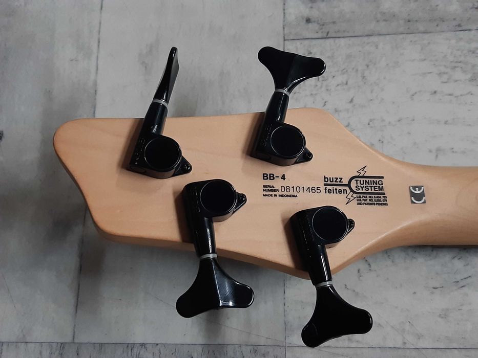 Gitara Basowa Washburn BB4 Gun Metal Grey-Active Bass -wysyłka-zamiana