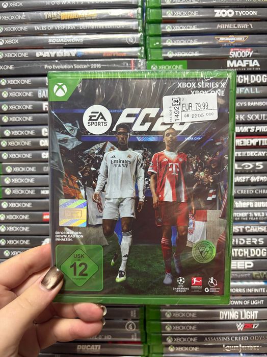 Гра FC 26 на xbox one series, диск з грою на хбокс, ліцензія