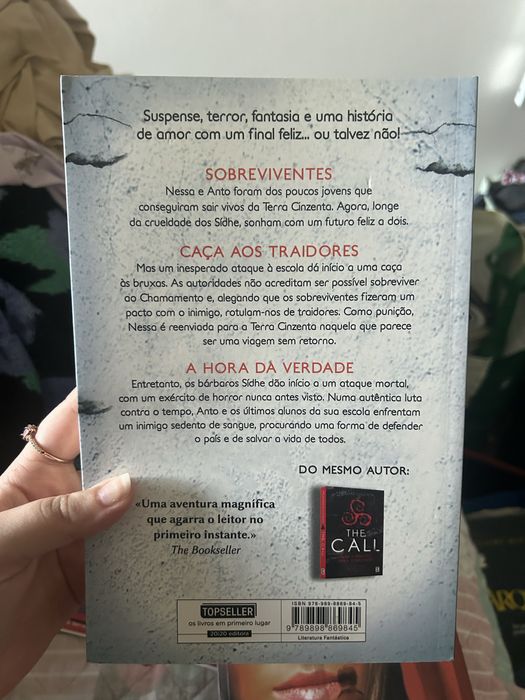 Peadar O’Guilin: The Call - The Call A Invasão; Ian Caldwell e Dustin Thomason: A Regra de Quatro; Christopher Paolini: Eldest