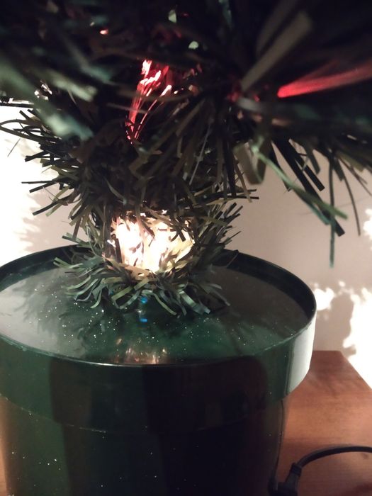 Árvore de Natal fibra ótica