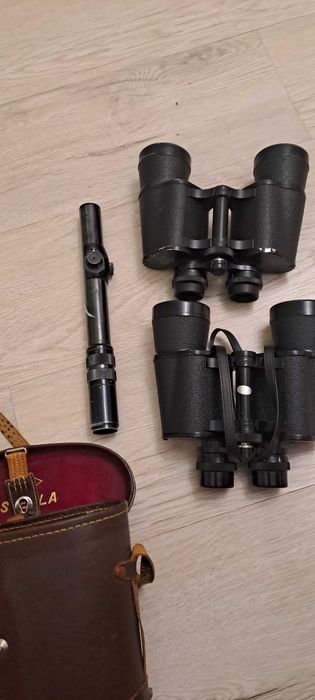 Dwie lornetki i luneta