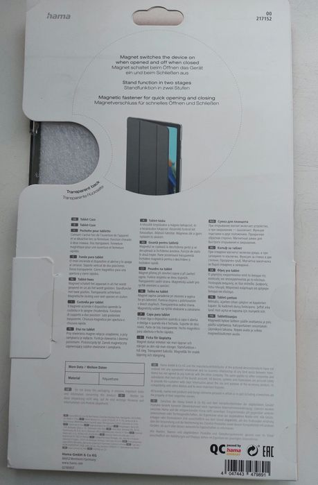 Новый чехол подставка Hama для Samsung Galaxy Tab A8 10,5 "