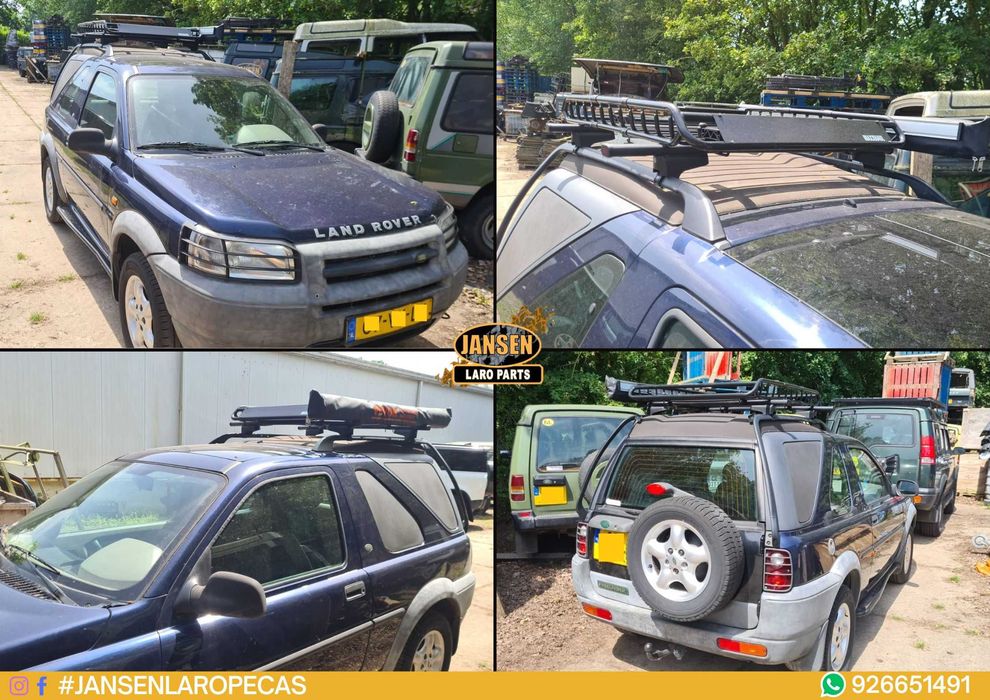 Land Rover Freelander 3 Portas Peças Barras tejadilho
