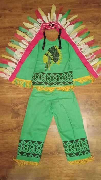 Strój kostium karnawałowy indianin