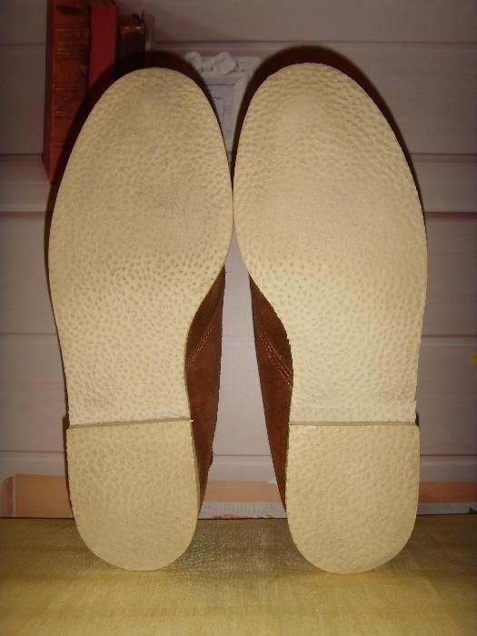 Mokasyny Skórzane, Zamszaki, Brązowe, Wygodne =WROCŁAW=