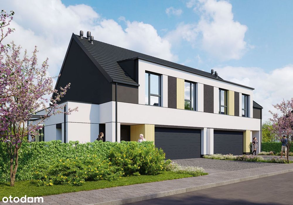 Unikatowy wykończony bliźniak 171 m2 | 5 pokoi | ogród + taras, garaż