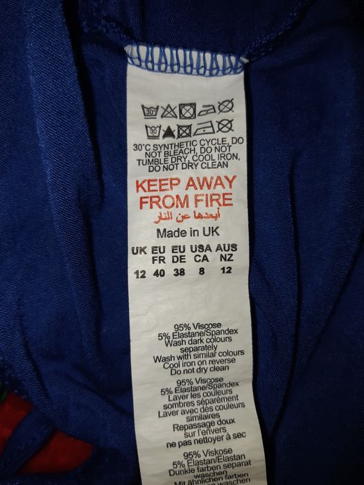 Chabrowa krótka bluzka na ramiączka crop top L 40