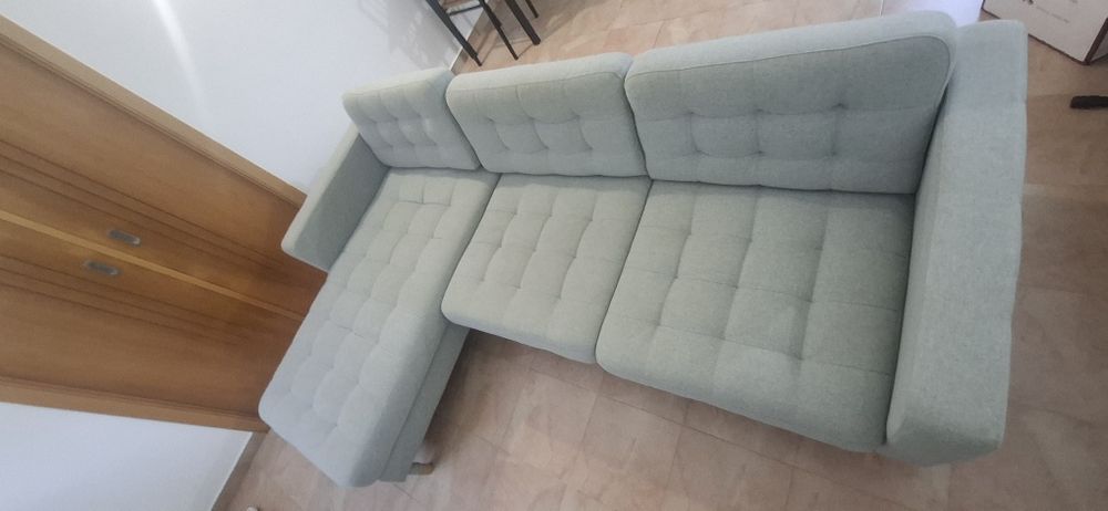 Sofá IKEA LANDSKRONA Chaise Longue Verde Claro – 240cm