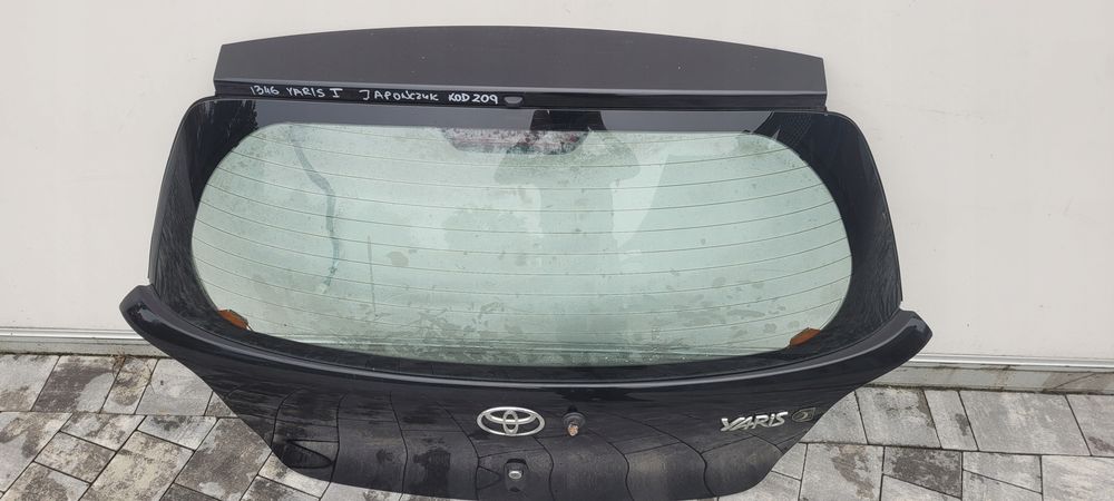 klapa bagażnika toyota yaris i japończyk wybór kolorów 580, 209, 1