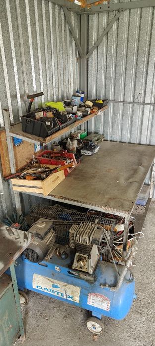 Duży stół roboczy warsztatowy do garażu solidny 150/100/80 cm