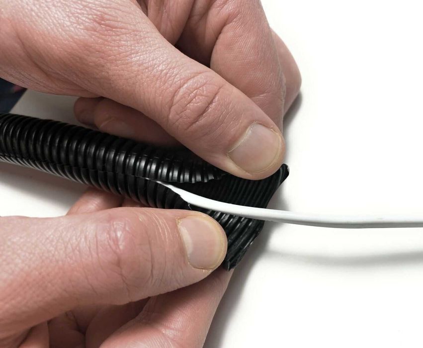 Manga tubo para cablagem, combustível e vácuo