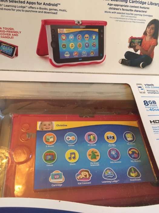 Vtech Innotab 7 inch max - pink +6 jogos