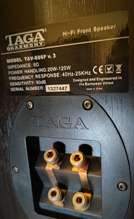 Głośniki podłogowe Taga Harmony TAV-606F v.3 idealne do kina domowego!