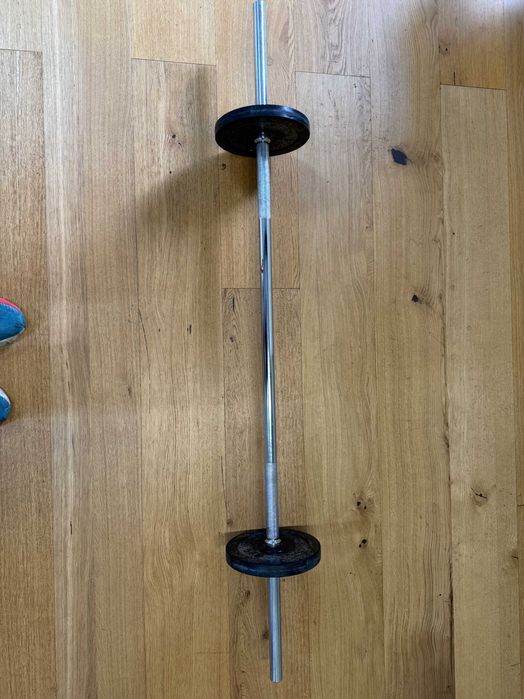 Sztanga Gryf Prosty 160cm, 30mm. plus Obciążenia 2 x 5kg