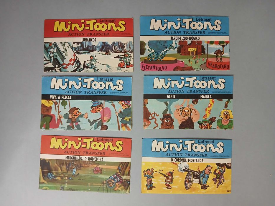 mini-toons action transfer letraset