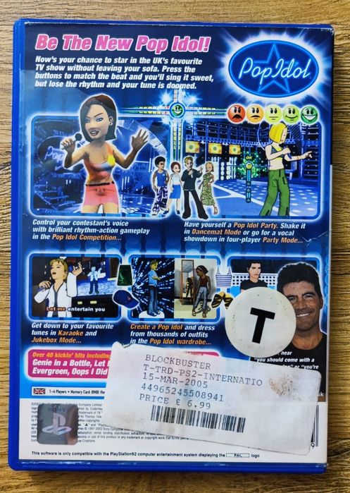Pop Idol PlayStation 2 PS2